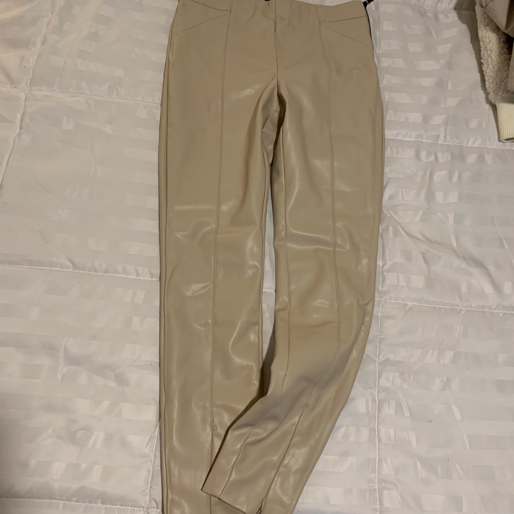 Zara leather pants